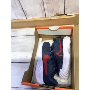 Nike Star Runner 4 Kids Running Shoes Size 5C Navy Red w/ Box